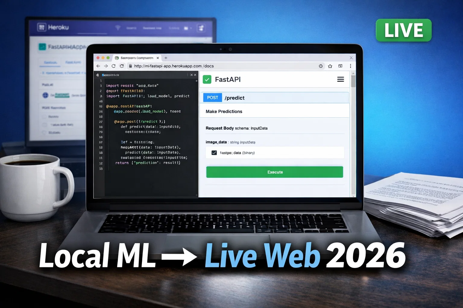  From Local Script to Live Web App: The Complete 2026 Guide to ML Deployment 